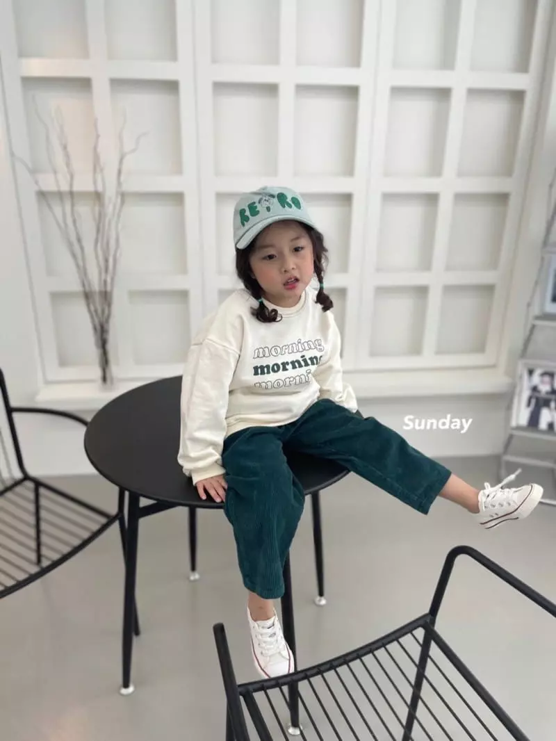 Sunday Closet - Korean Children Fashion - #kidzfashiontrend - Morning Sweatshirt - 3