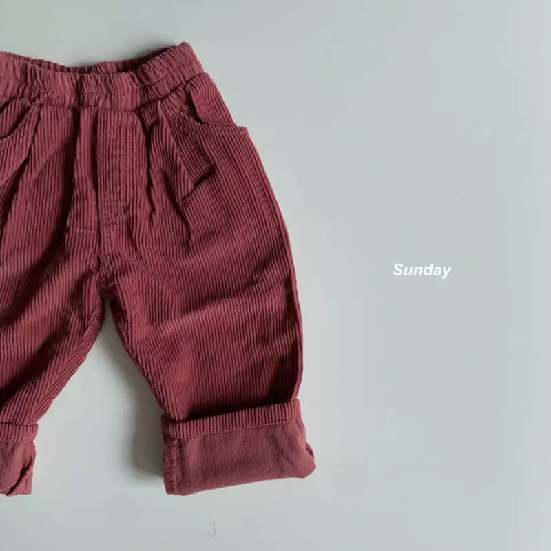 Sunday Closet - Korean Children Fashion - #littlefashionista - Pick Rib Pants - 9