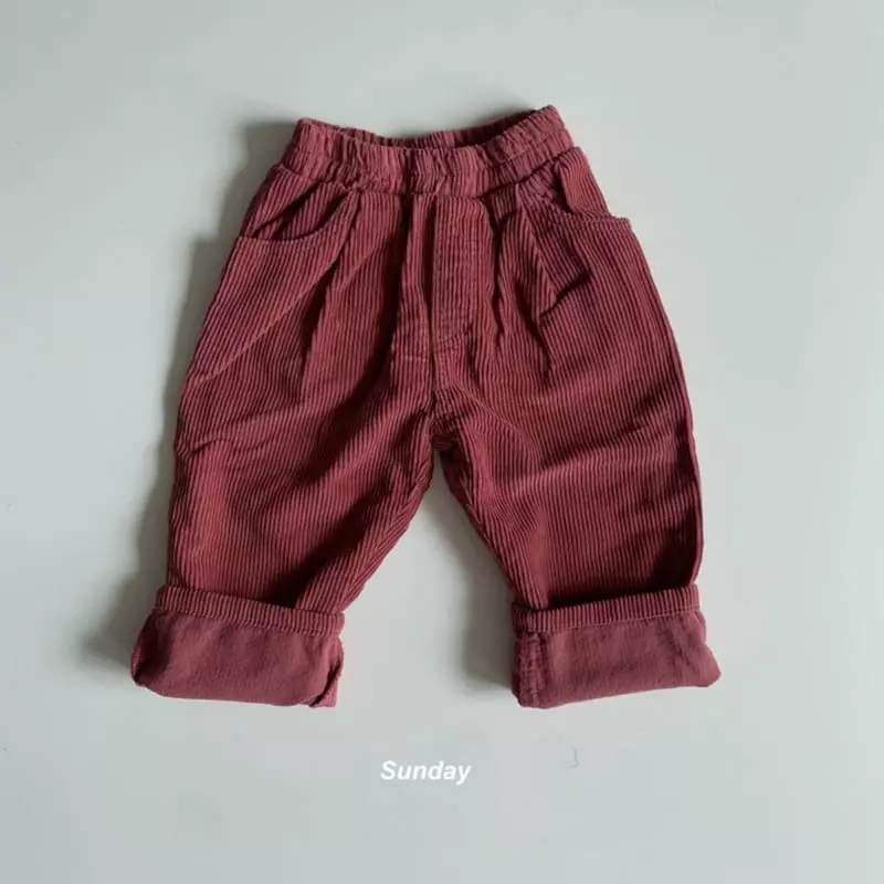 Sunday Closet - Korean Children Fashion - #magicofchildhood - Pick Rib Pants - 10