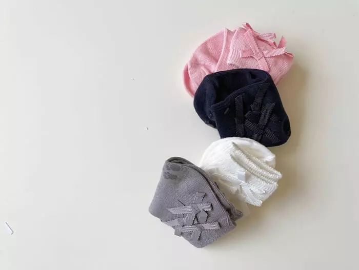 Teamand - Korean Children Fashion - #childrensboutique - Samll Ribbon Socks - 2