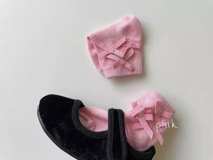 Teamand - Korean Children Fashion - #designkidswear - Samll Ribbon Socks - 4