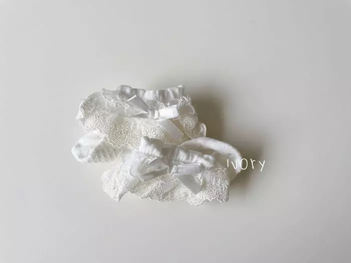 Teamand - Korean Children Fashion - #discoveringself - Twice Lace Socks