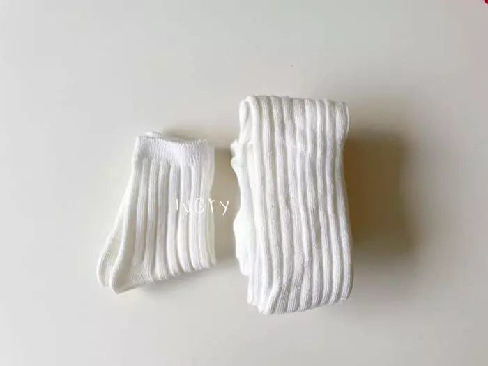 Teamand - Korean Children Fashion - #fashionkids - No Foot Leggings Sock Set - 4