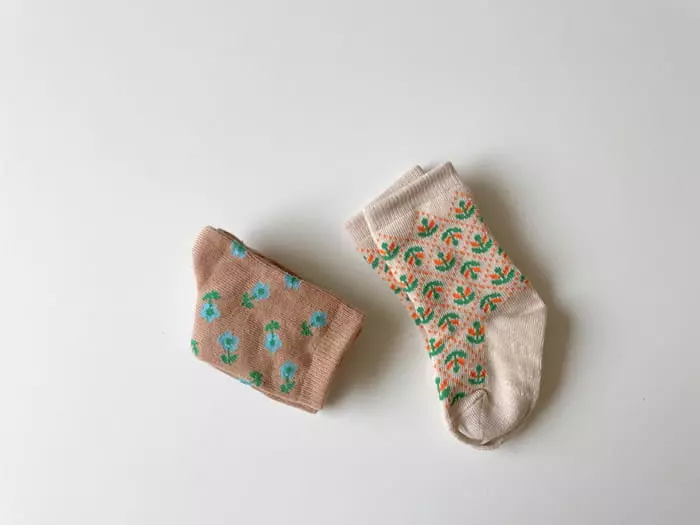Teamand - Korean Children Fashion - #minifashionista - Blue Bell Socks Set - 3