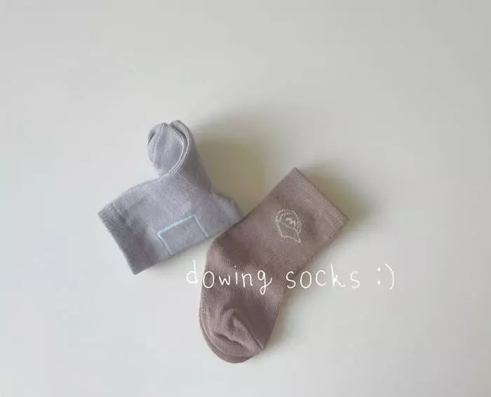 Teamand - Korean Children Fashion - #toddlerclothing - Drawing Socks Set - 4