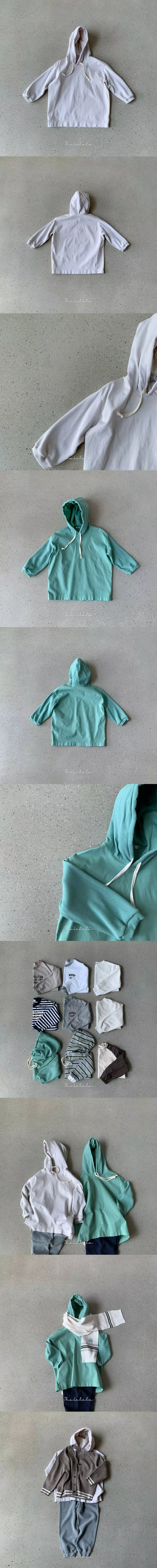 The Lalala - Korean Children Fashion - #childofig - Waffle Multi Hoody Tee - 2