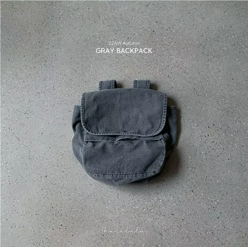 The Lalala - Korean Children Fashion - #childofig - Gray Back Pack