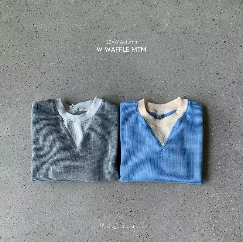 The Lalala - Korean Children Fashion - #designkidswear - W Waffler Sweatshirt