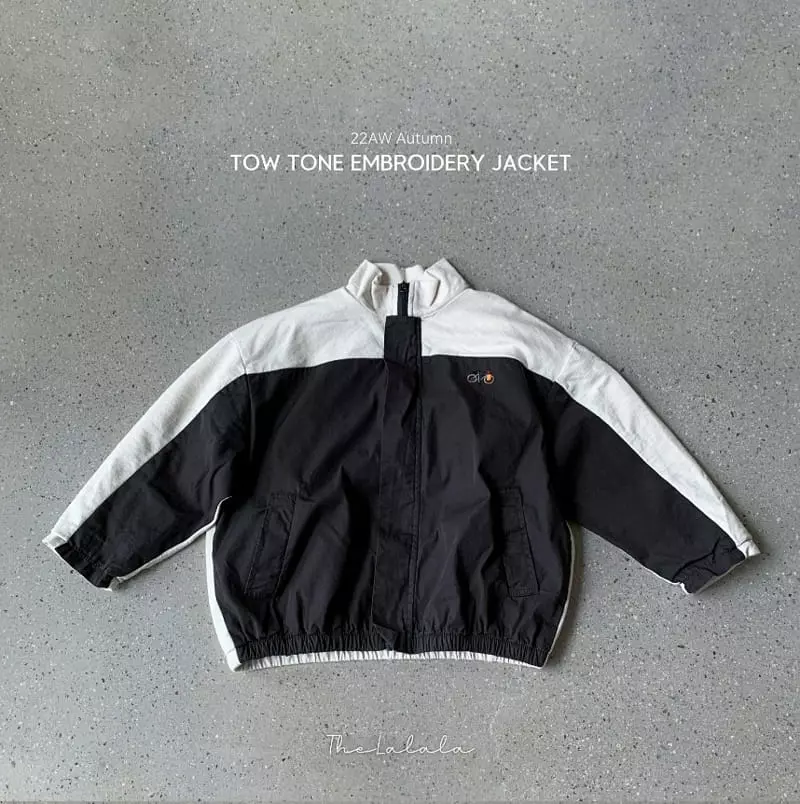 The Lalala - Korean Children Fashion - #discoveringself - Two Tone Jacket