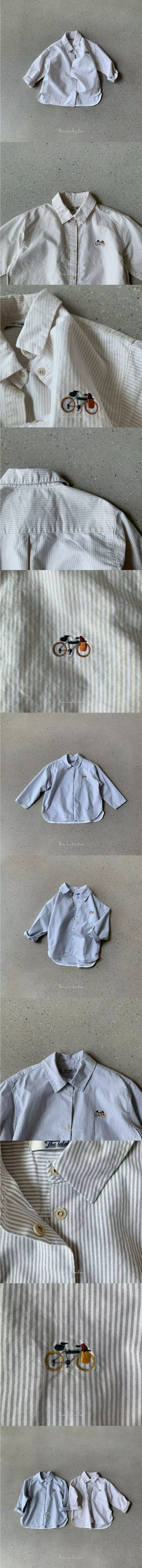 The Lalala - Korean Children Fashion - #discoveringself - Oxford Embrodiery Shirt - 2