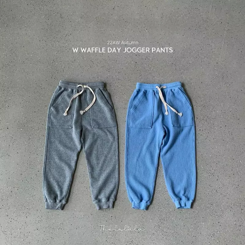The Lalala - Korean Children Fashion - #discoveringself - W Waffle Day Jogger Pants