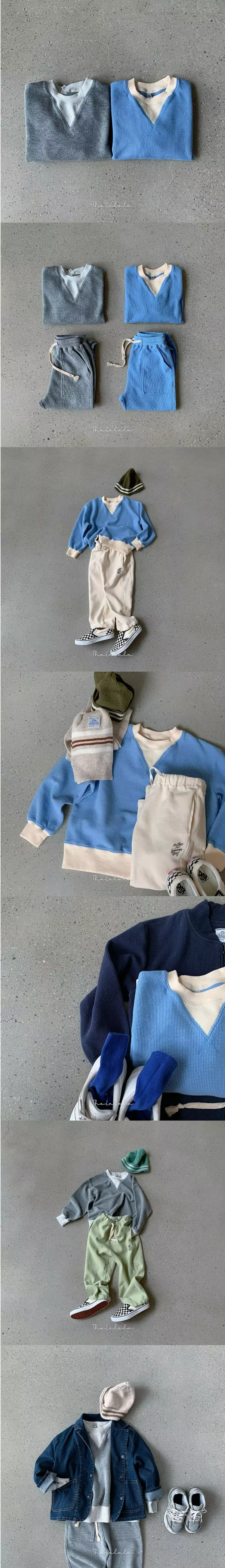 The Lalala - Korean Children Fashion - #fashionkids - W Waffler Sweatshirt - 3