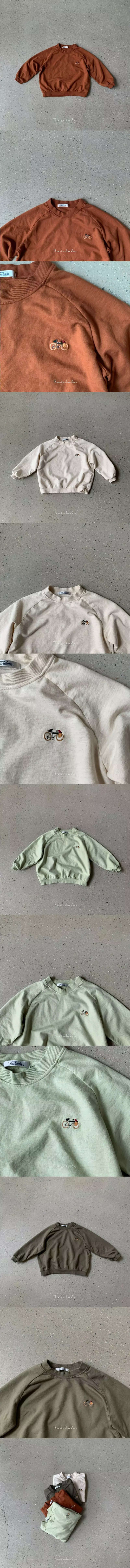 The Lalala - Korean Children Fashion - #magicofchildhood - Bicycle Sweatshirt - 2
