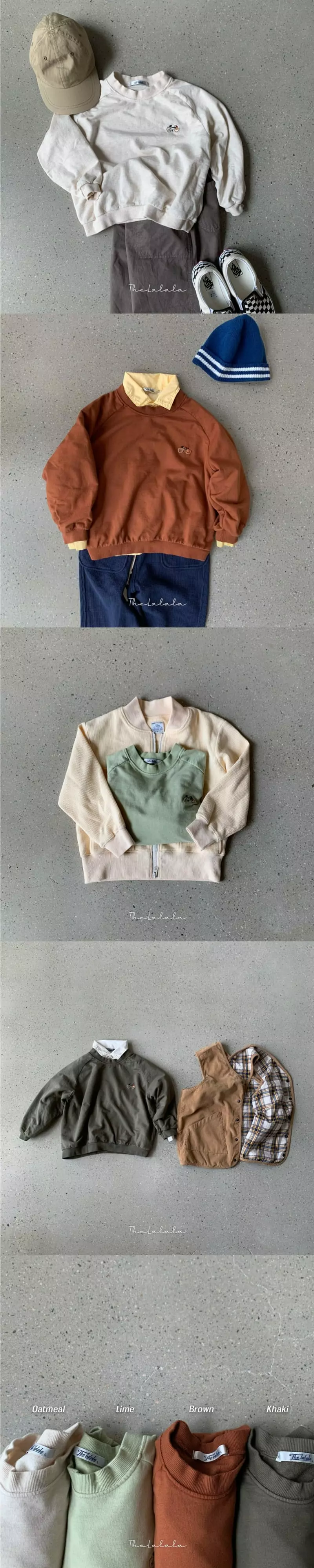 The Lalala - Korean Children Fashion - #minifashionista - Bicycle Sweatshirt - 3