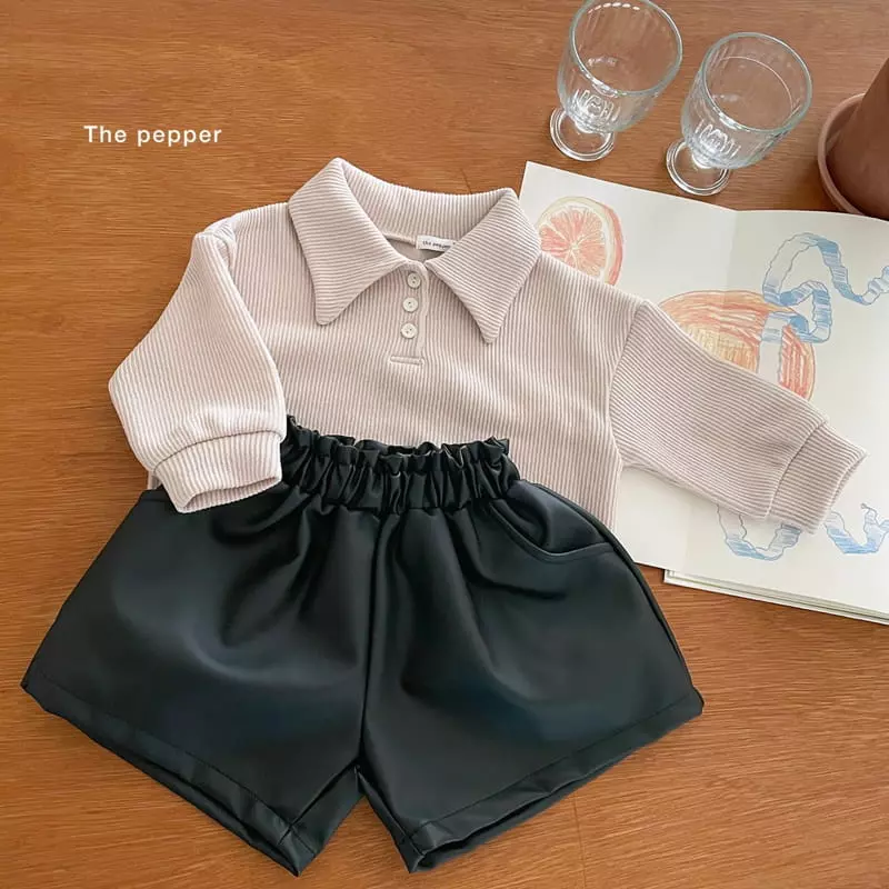 The Pepper - Korean Children Fashion - #Kfashion4kids - Leather Skirt Pants - 7