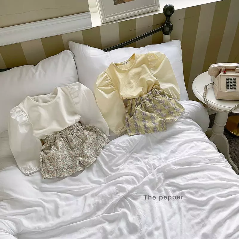 The Pepper - Korean Children Fashion - #childofig - Puff Tee - 2