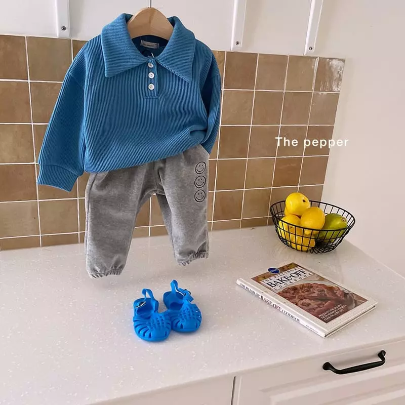 The Pepper - Korean Children Fashion - #childrensboutique - Rib Knit Collar Tee - 8