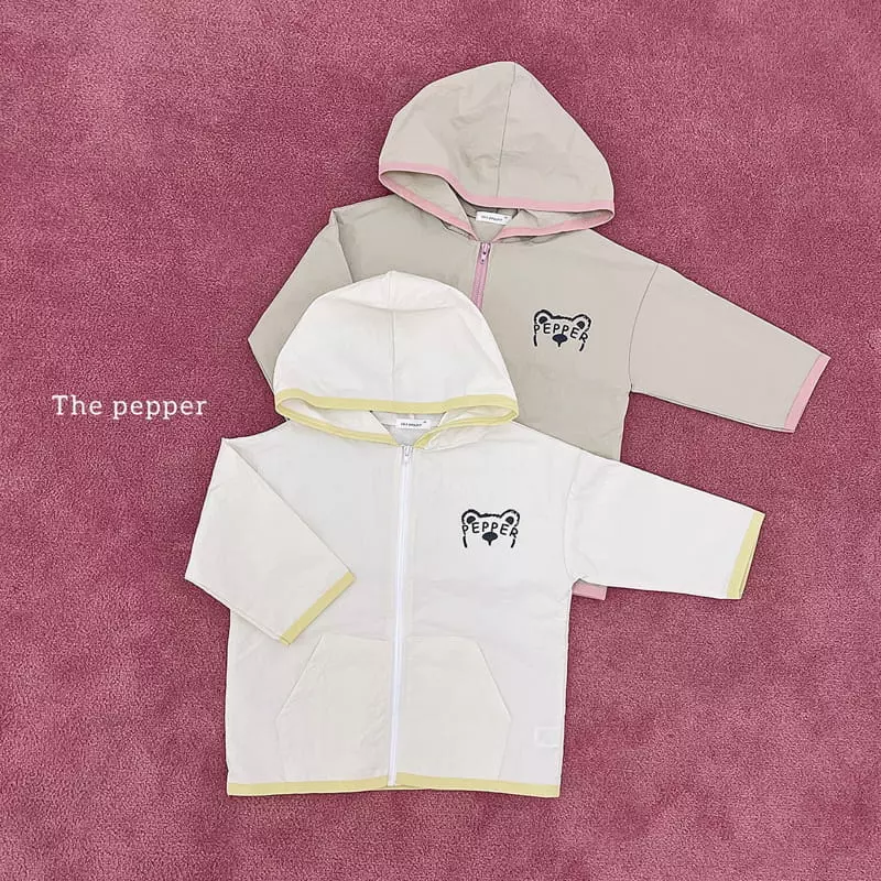The Pepper - Korean Children Fashion - #childrensboutique - Bear Color Windbreaker - 9