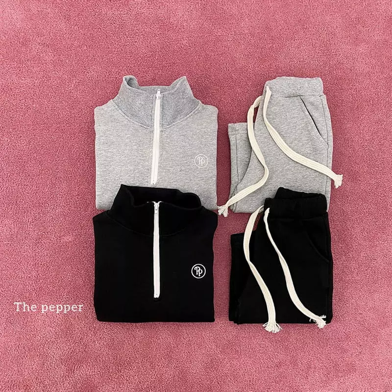 The Pepper - Korean Children Fashion - #designkidswear - Half Zip-up Sweatshirt - 7