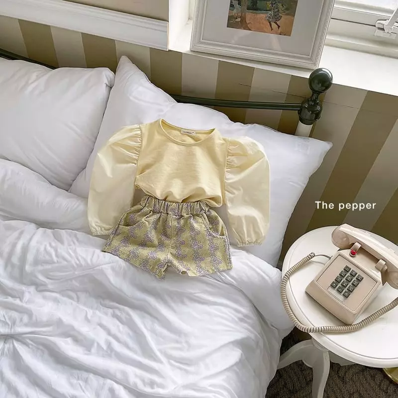 The Pepper - Korean Children Fashion - #designkidswear - Puff Tee - 5