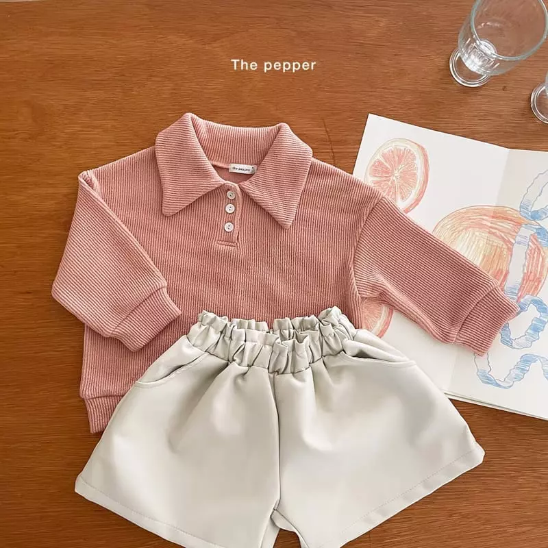 The Pepper - Korean Children Fashion - #discoveringself - Leather Skirt Pants - 2
