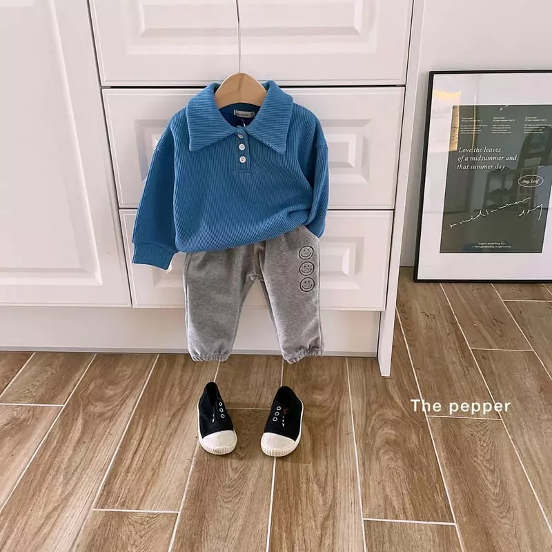 The Pepper - Korean Children Fashion - #kidsshorts - Velvet Smile Pants - 4