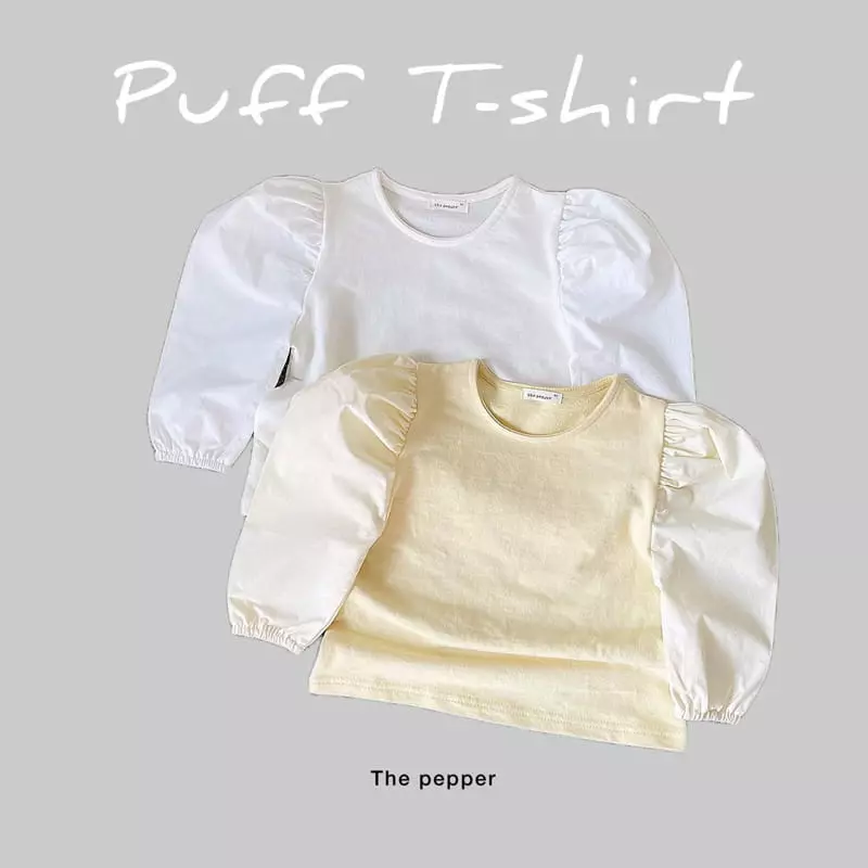 The Pepper - Korean Children Fashion - #kidzfashiontrend - Puff Tee - 10