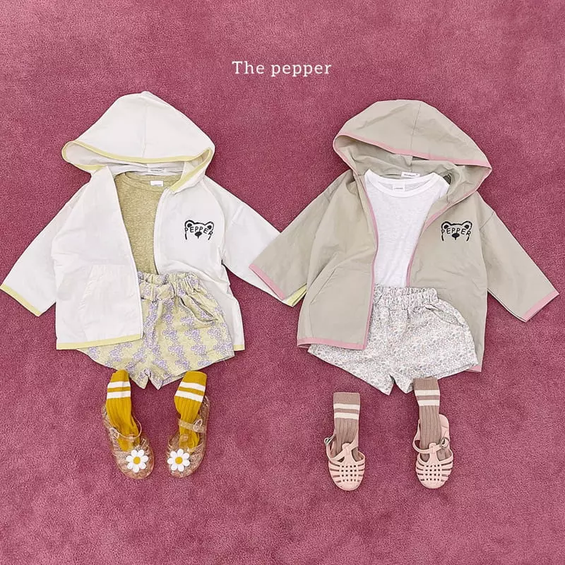 The Pepper - Korean Children Fashion - #littlefashionista - Bear Color Windbreaker - 3