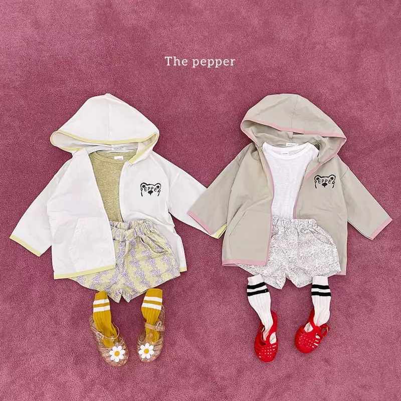 The Pepper - Korean Children Fashion - #littlefashionista - Bear Color Windbreaker - 4