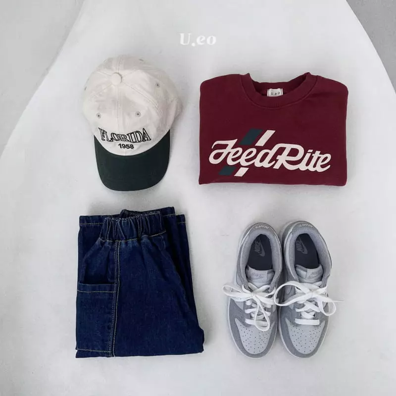 U Eo - Korean Children Fashion - #Kfashion4kids - Wide Jeans