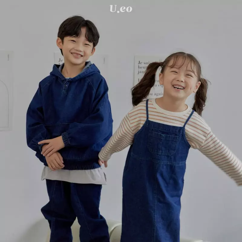 U Eo - Korean Children Fashion - #Kfashion4kids - Denim Pants - 8
