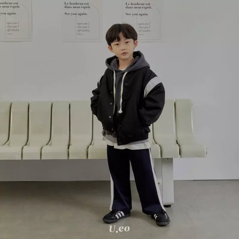 U Eo - Korean Children Fashion - #Kfashion4kids - Twill Color Jumper - 5