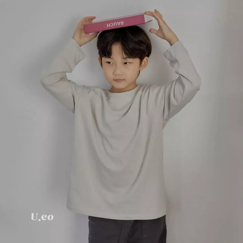 U Eo - Korean Children Fashion - #childofig - Soft Slit Tee - 7