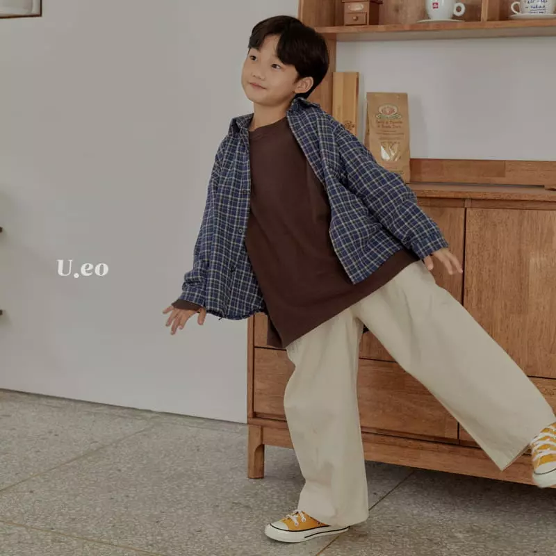 U Eo - Korean Children Fashion - #childofig - Natural Tee - 11