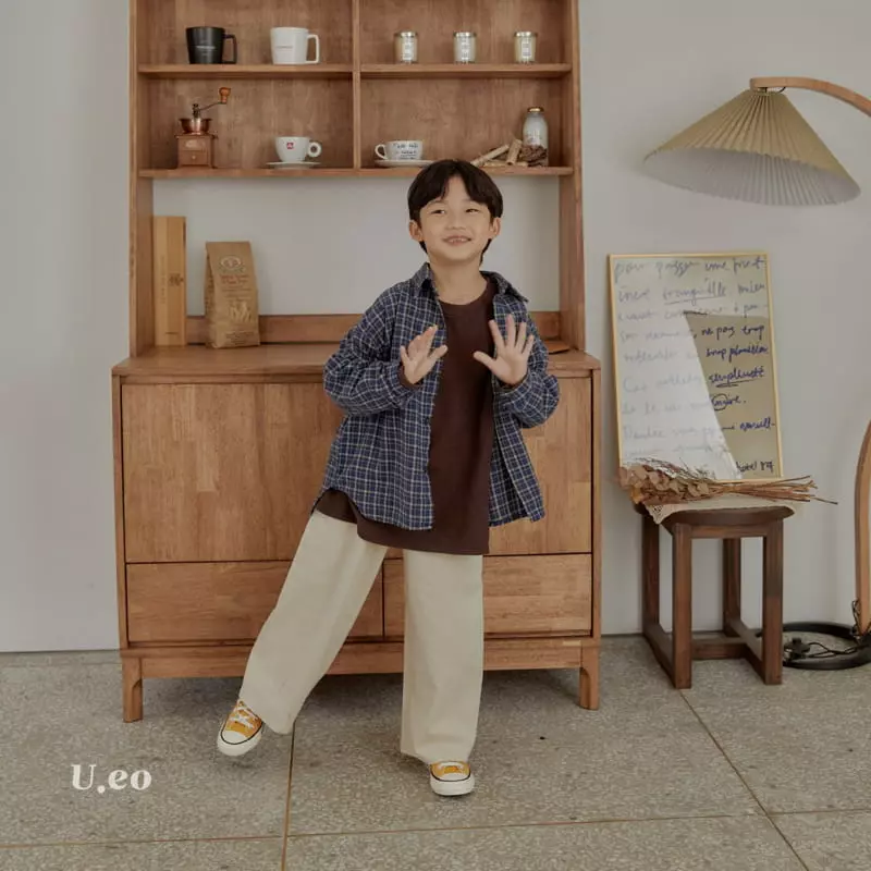 U Eo - Korean Children Fashion - #childofig - Natural Tee - 12