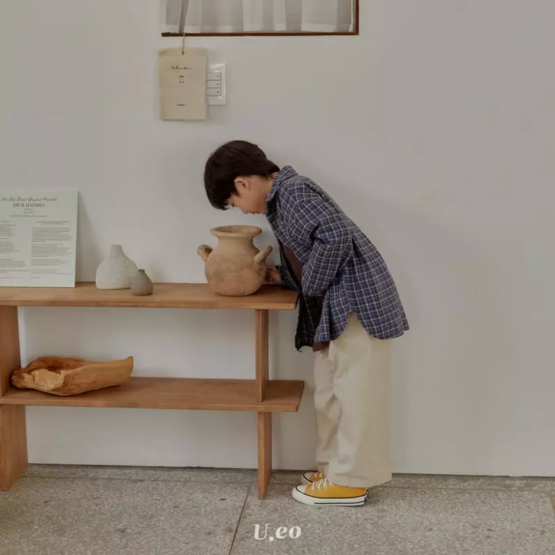 U Eo - Korean Children Fashion - #childofig - Check SHIrt - 11