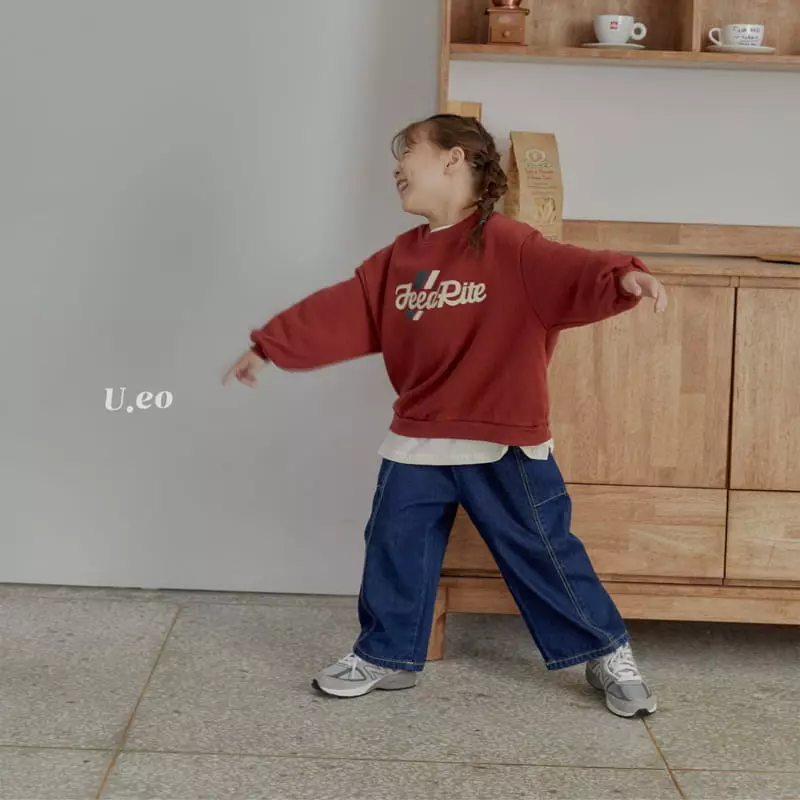 U Eo - Korean Children Fashion - #childrensboutique - Wide Jeans - 10