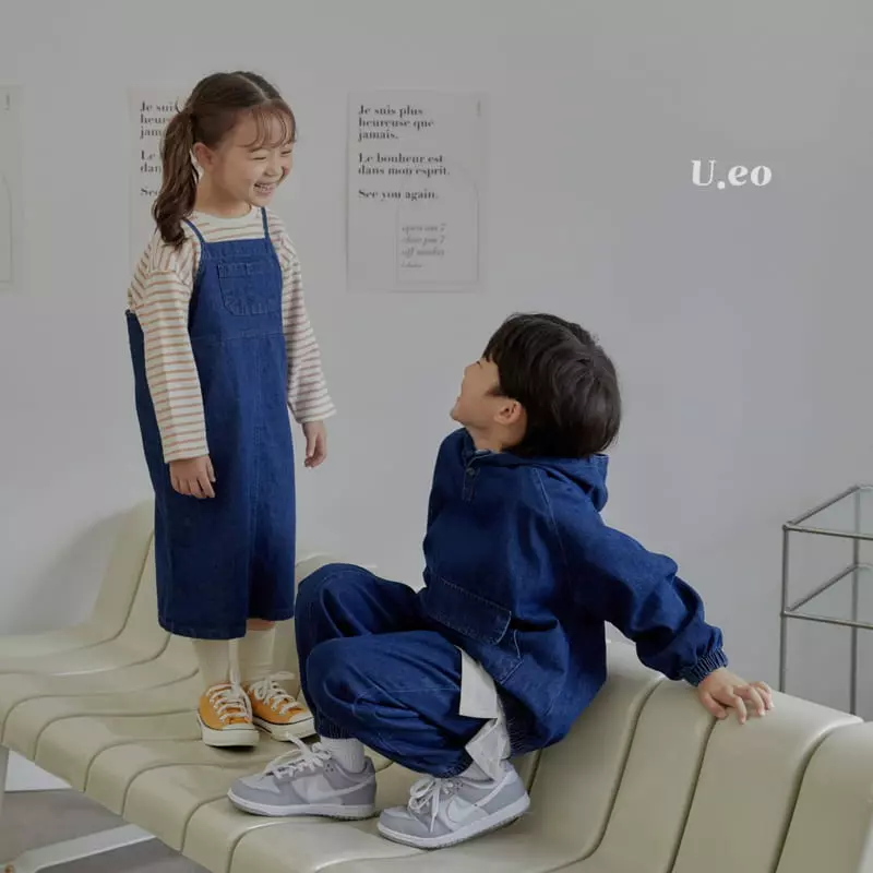 U Eo - Korean Children Fashion - #designkidswear - Rock Stripes Tee - 5