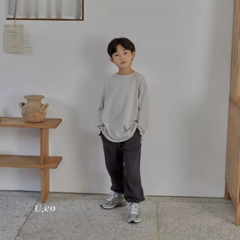 U Eo - Korean Children Fashion - #discoveringself - Soft Slit Tee - 10