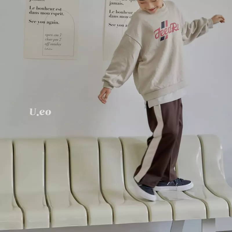 U Eo - Korean Children Fashion - #discoveringself - Line Track Pants - 5