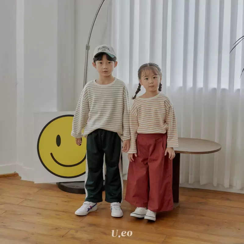 U Eo - Korean Children Fashion - #designkidswear - Pintuck Skirt Pants - 4