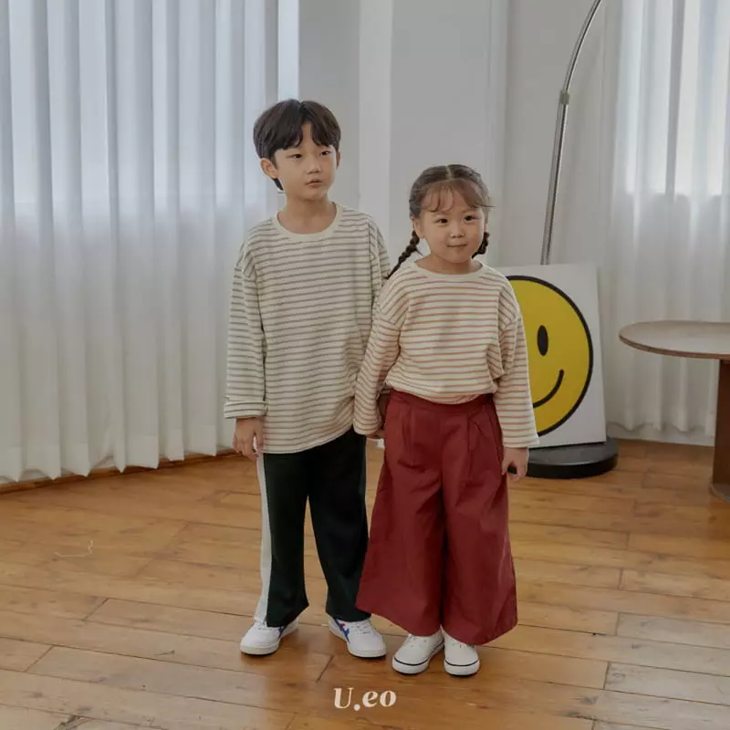 U Eo - Korean Children Fashion - #fashionkids - Pintuck Skirt Pants - 5
