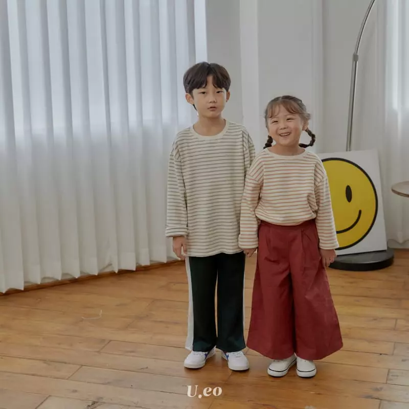 U Eo - Korean Children Fashion - #kidsshorts - Pintuck Skirt Pants - 6