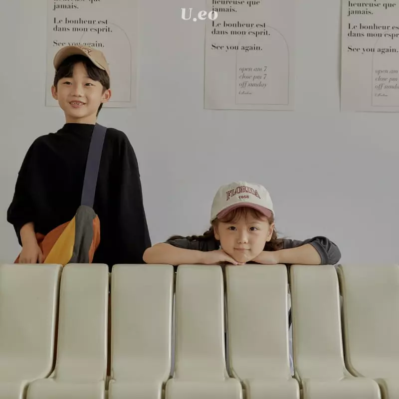 U Eo - Korean Children Fashion - #kidsshorts - Natural Tee - 4
