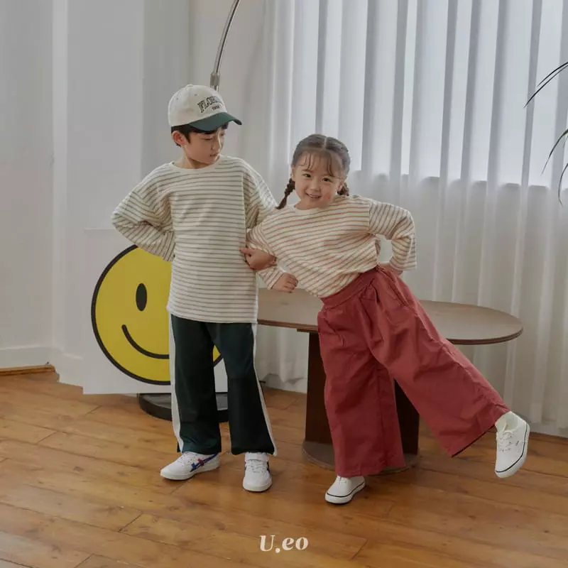 U Eo - Korean Children Fashion - #kidsstore - Pintuck Skirt Pants - 7