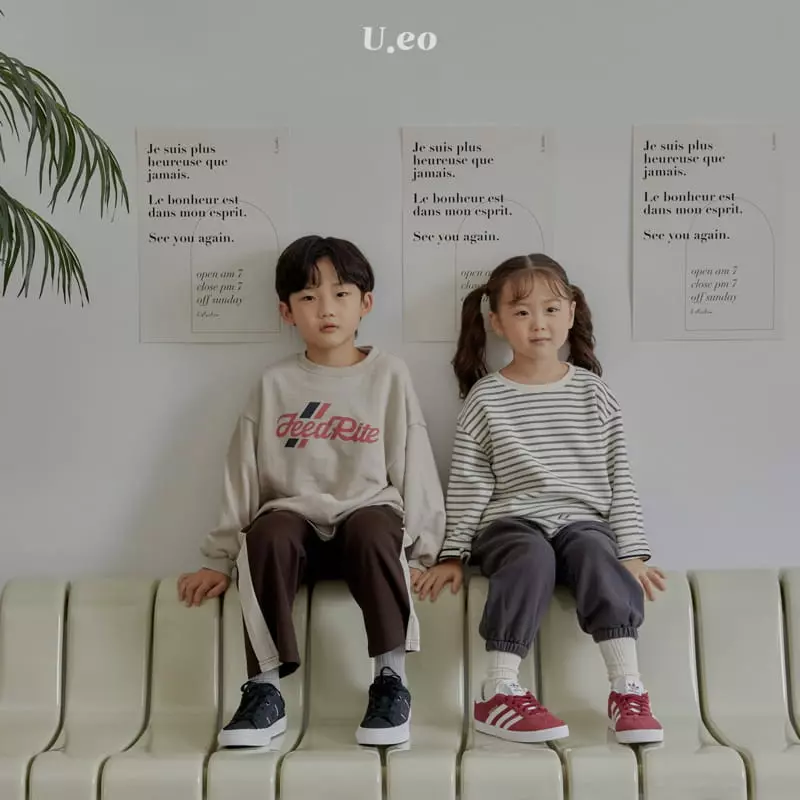 U Eo - Korean Children Fashion - #kidsstore - Trite Sweatshirt - 4