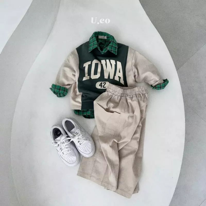 U Eo - Korean Children Fashion - #kidzfashiontrend - IOWA Sweatshirt - 2