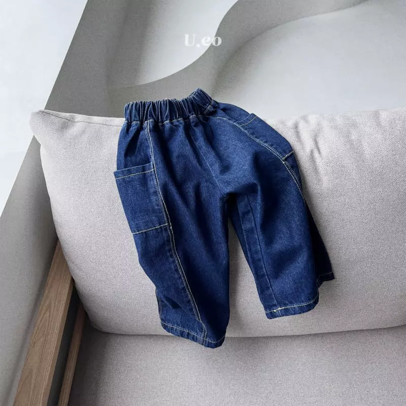 U Eo - Korean Children Fashion - #littlefashionista - Wide Jeans - 2
