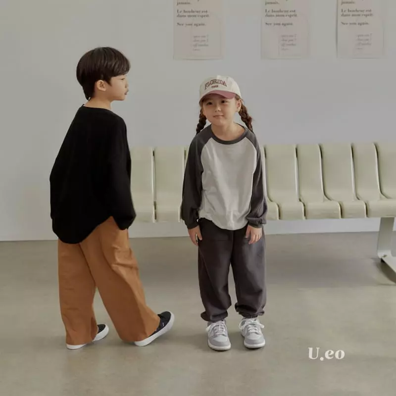U Eo - Korean Children Fashion - #littlefashionista - Natural Tee - 7
