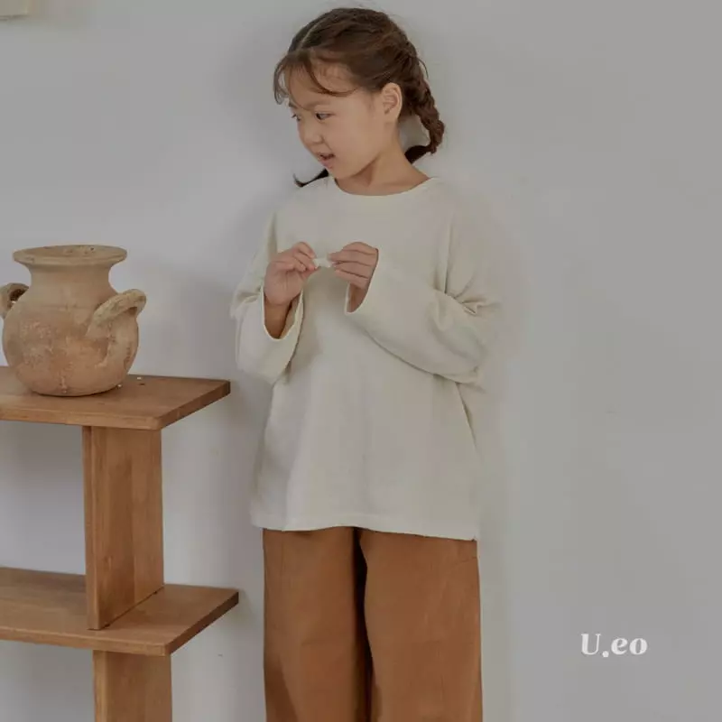 U Eo - Korean Children Fashion - #minifashionista - Natural Tee - 9